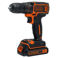 Makinë shpuse vidhosëse Black & Decker BDCDC18, 18V, 30Nm, portokalli e zezë