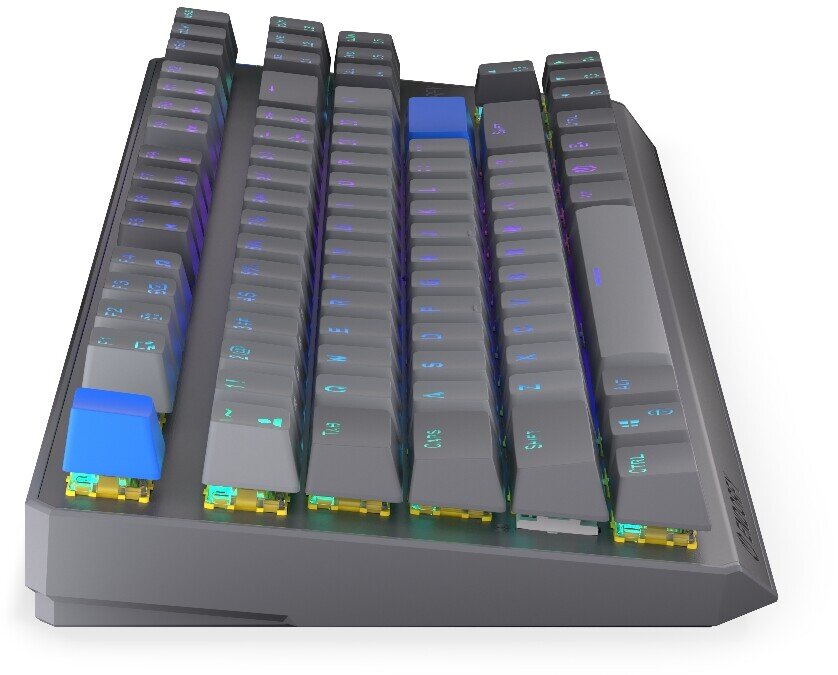 Tastierë mekanike Endorfy Thock V2 TKL Wireless, 87 taste, ARGB, gri