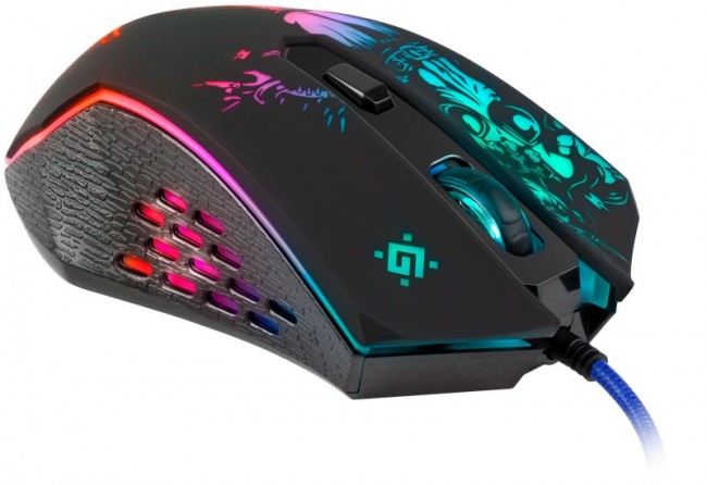 Maus gaming Defender Sin Sister GM-933, me kabllo, 7200 DPI, i zi
