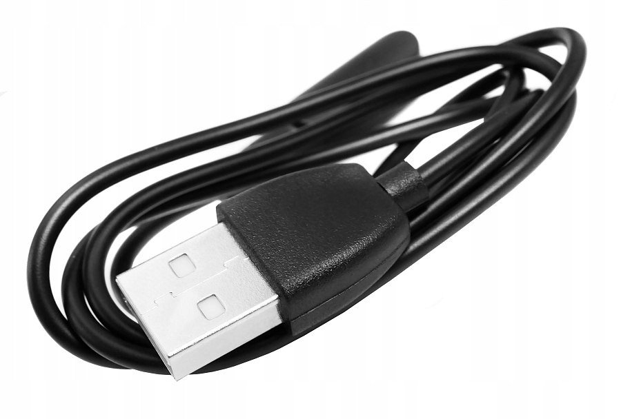 Kabllo karikimi Giewont GWK5, për smartwatch GW120 GW450, 61 cm, USB, e zezë