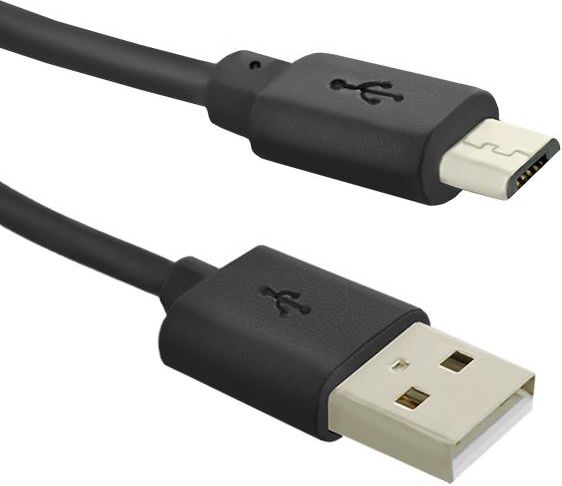 Kabllo USB Qoltec A në Micro USB, 0.25m, USB 2.0, e zezë