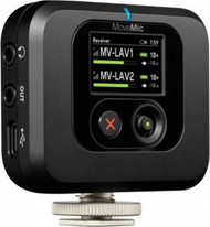 Marrës pa kabllo Shure MoveMic Receiver, për MoveMic One Two, i zi