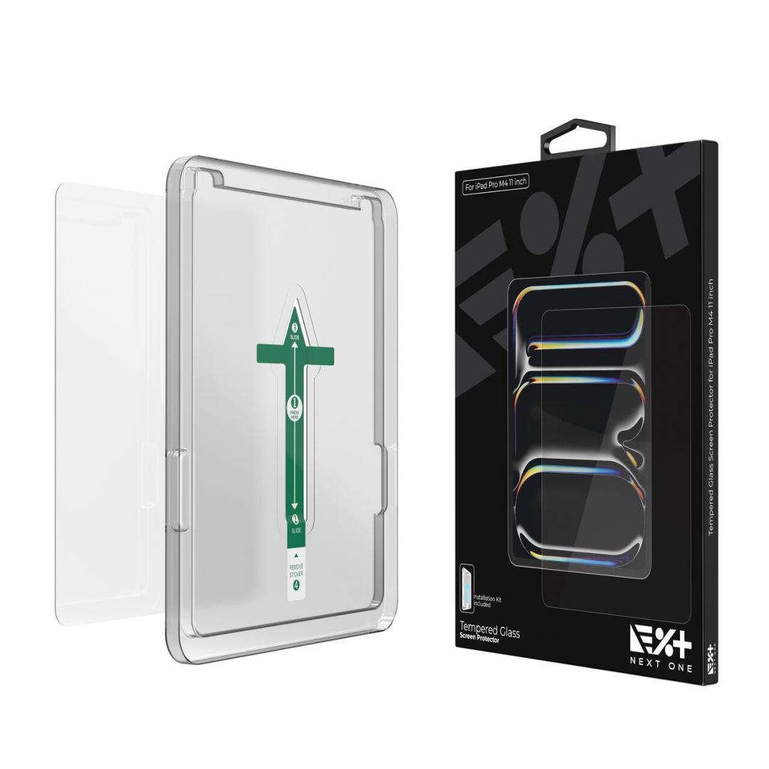 Mbrojtës ekrani për tablet Apple iPad Pro 11" M4, xham i fortë, transparent