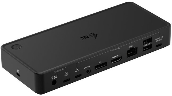 [OUTLET] Docking station i-tec USB-C/Thunderbolt Dual Display, KVM pro 2 PC, DP, HDMI, PD 65/100W