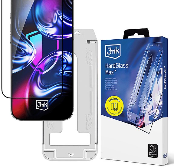 Заштитно стакло 3MK HardGlass Max за Samsung Galaxy S26, целосно, проѕирно