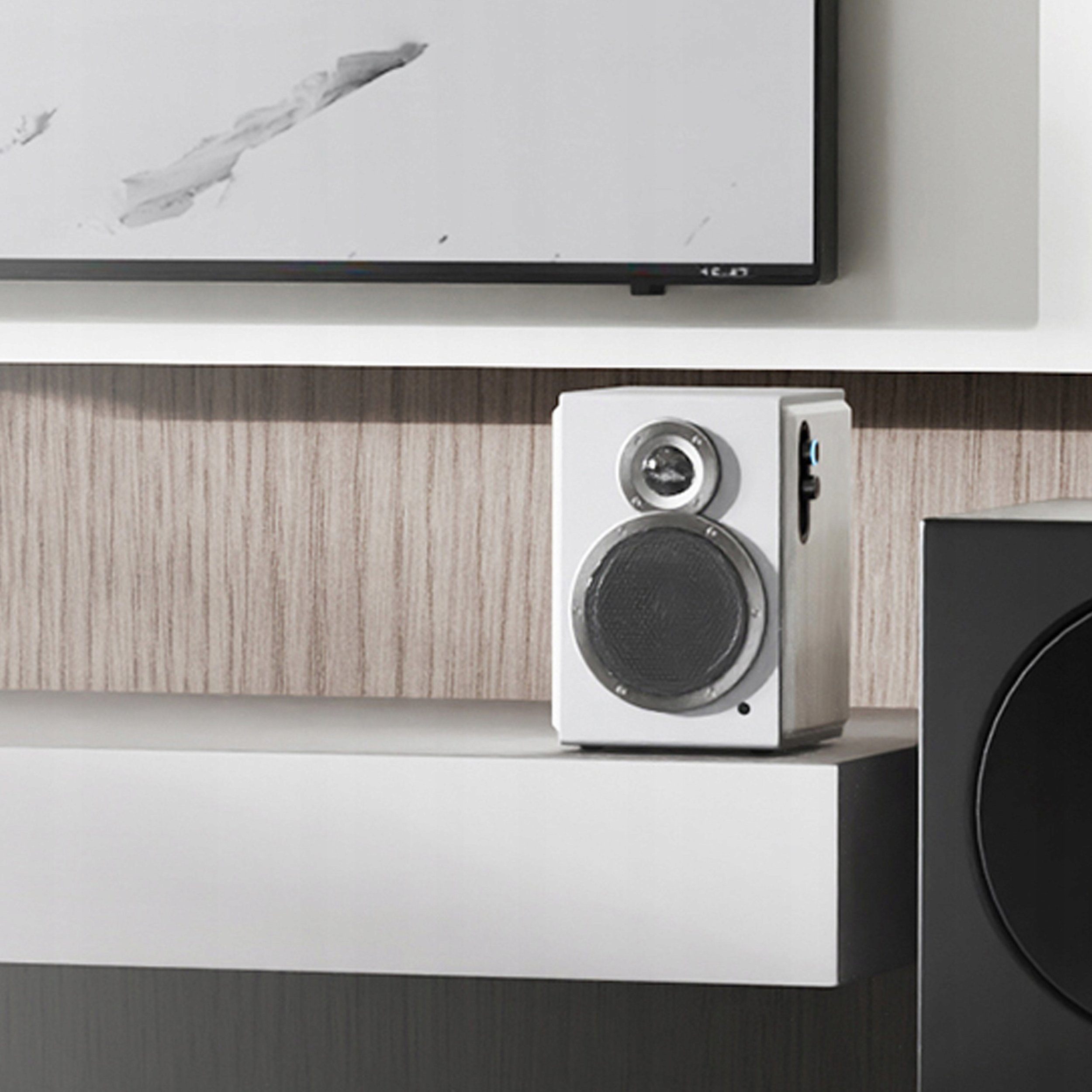 Активни звучници FiiO SA1, 50W, Hi Fi Home Cinema, сребрени