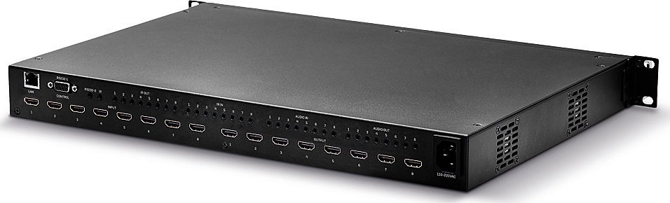 Matriks HDMI Lindy 8x8 18G, 4K 60Hz, Video Wall Scaling, i zi