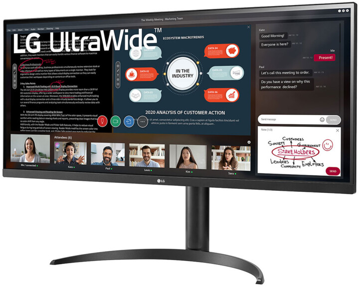 Monitor LG UltraWide 34WP550-B - LED, 34", UW-UXGA, i zi