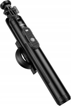 Shkop selfie me tripod HOCO, magnetik për iPhone 16 15, Bluetooth, gri