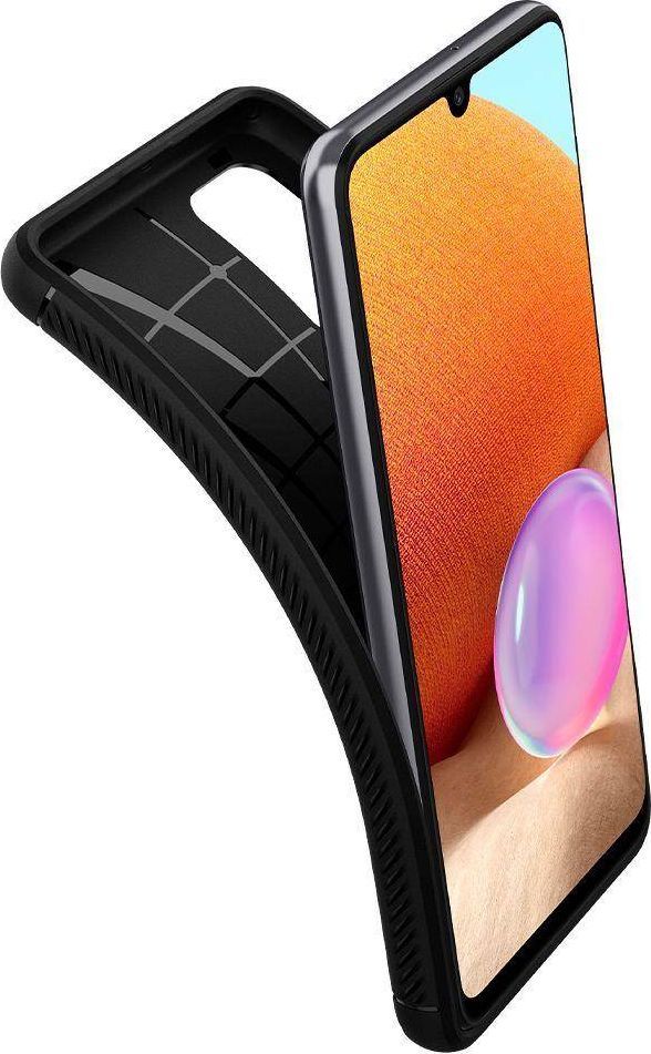 Mbrojtëse Spigen Rugged Armor për Galaxy A52, e zezë