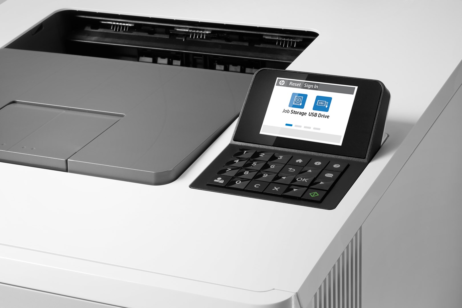 Printer laser ngjyrë HP Color LaserJet Enterprise M455dn, A4, rrjetë, i bardhë