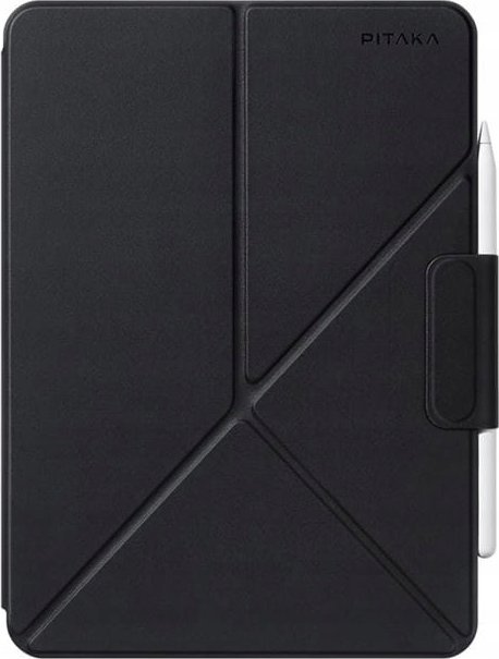 Mbrojtëse tablet Pitaka Folio 2, për iPad Pro 13" 2024, me qëndrim, e zezë