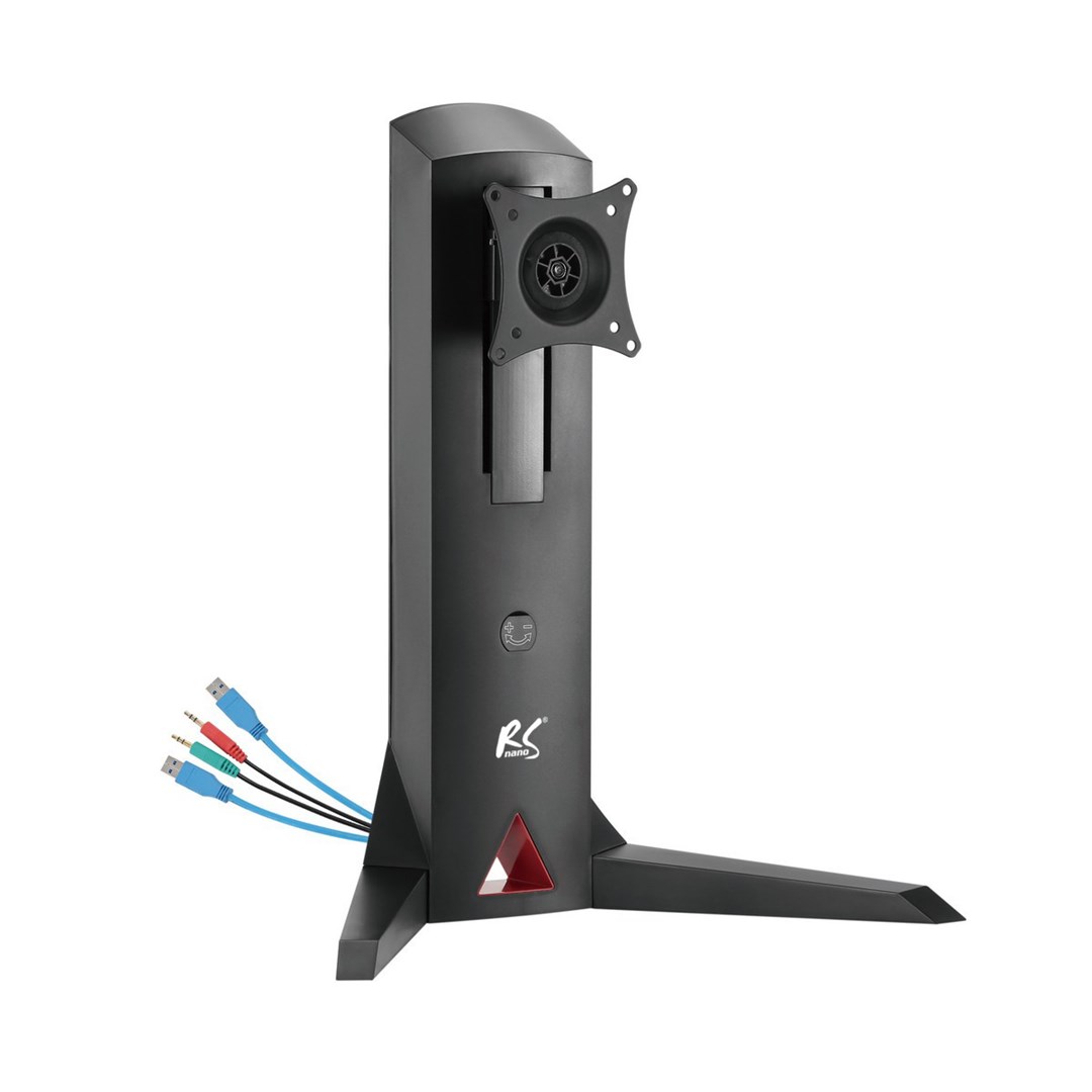 Mbajtëse monitori Maclean NanoRS RS110, 17-32", 8 kg, e zezë