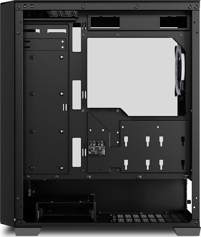 Kasë Sharkoon VS8 RGB, e zezë, Midi Tower