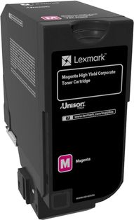 Toner Lexmark 74C2HME, magenta, rendiment i lartë, origjinal