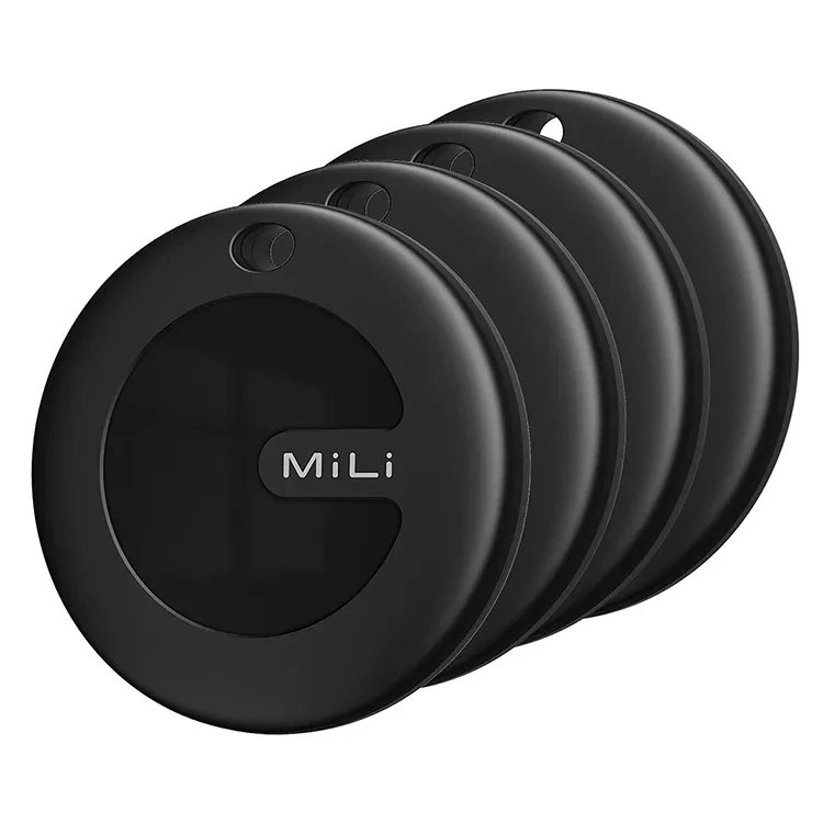 GPS tracker Mili MiTag Duo, Bluetooth, set 2 copë, i zi