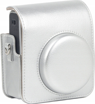 Çantë mbrojtëse Loveinstant për Fujifilm Instax Mini 40, lëkurë ekologjike, argjend