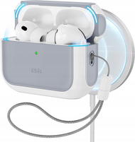 Mbrojtëse ESR Orbit Hybrid HaloLock për Apple AirPods Pro 3, me MagSafe, e bardhë