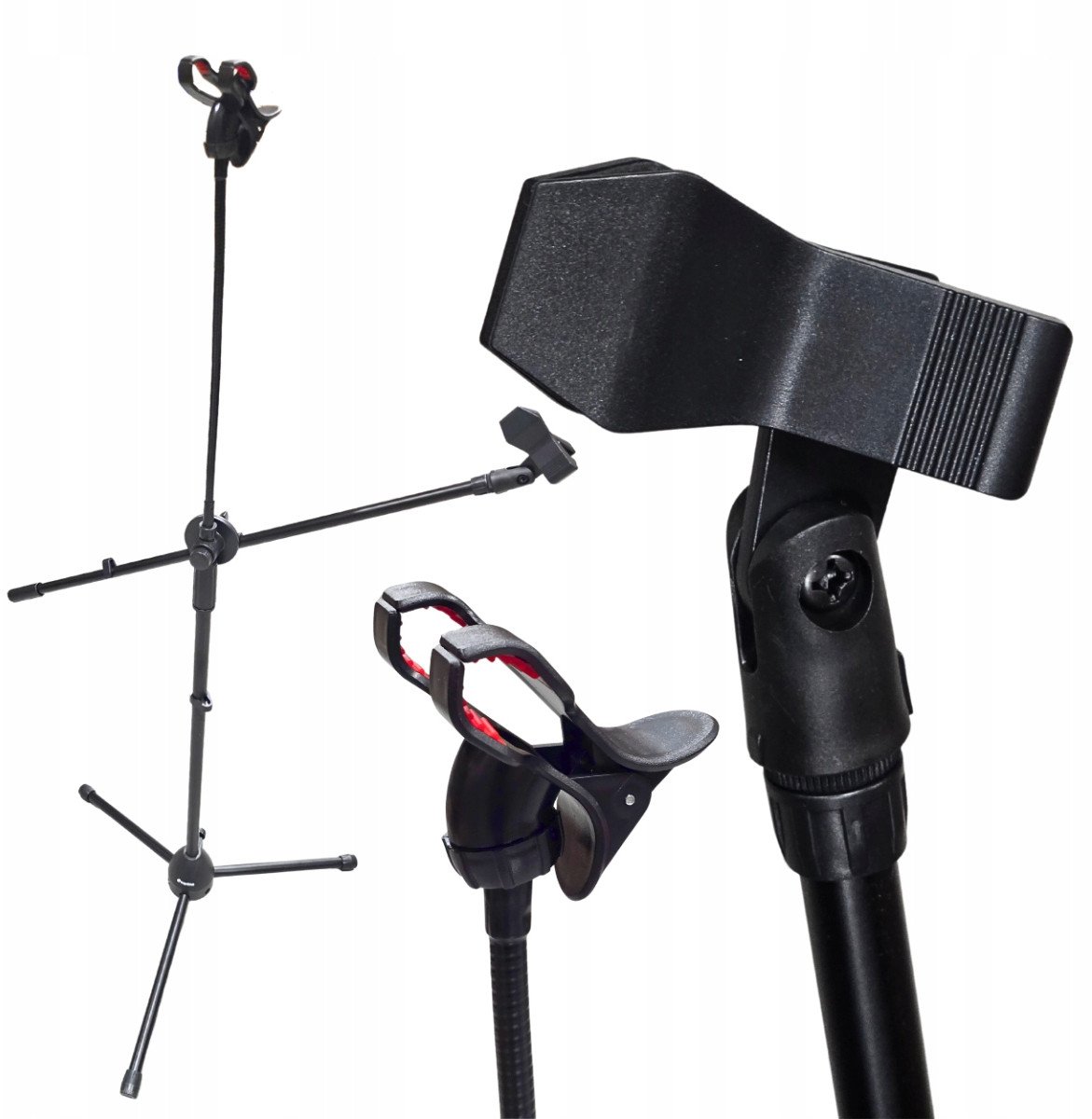 Stativ mikrofoni SUPRIMO MS1, krah boom me gooseneck, deri 175 cm, i zi