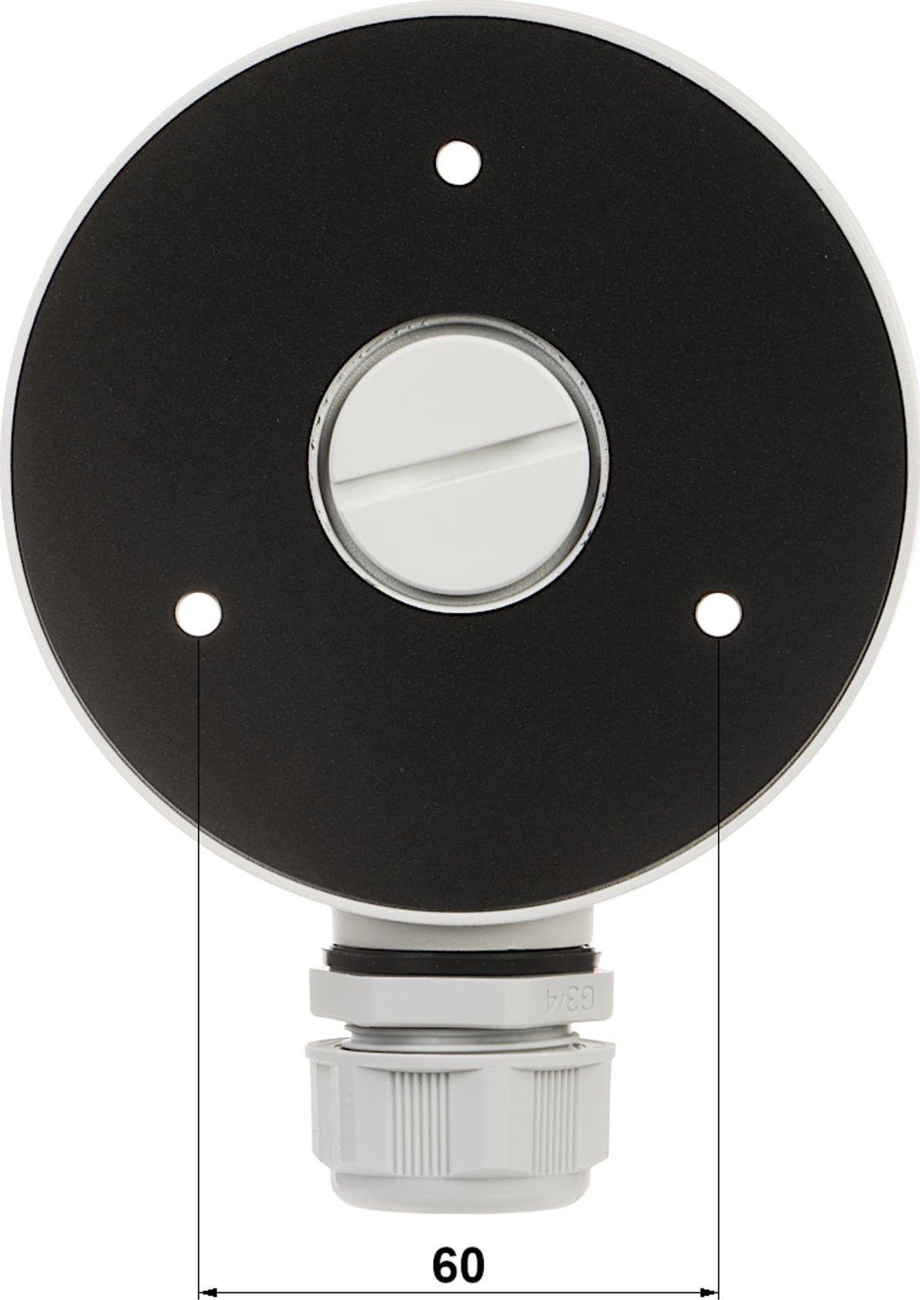 Kuti lidhëse për kamera Hikvision DS-1280ZJ-TR13, për ambiente të brendshme dhe të jashtme, e bardhë