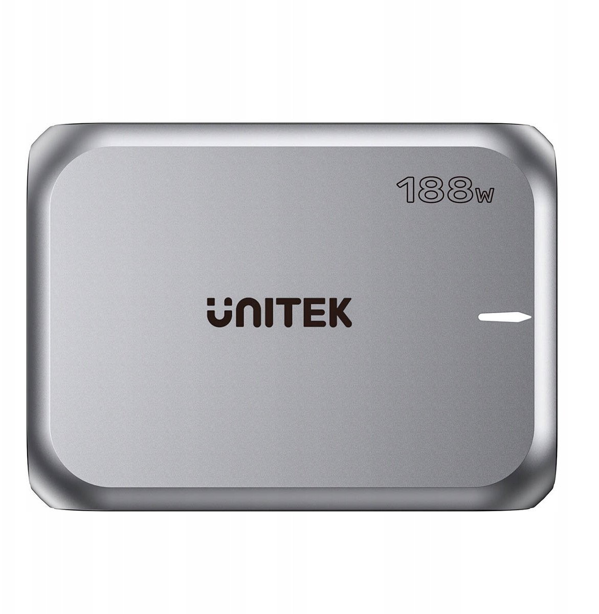 Karikues muri Unitek GaN PD 3.1, 188W, 3x USB C 2x USB A, gri