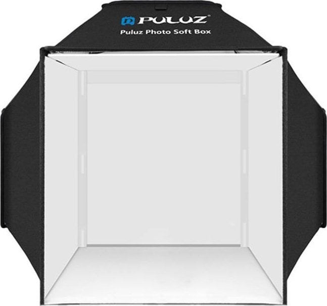 Studio fotografike Puluz PU5042EU, kuti drite 40cm, LED 24W 5500K, e bardhë