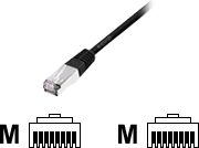 Kabllo Equip Patchcord, Cat6, S / FTP, HF (605595), 7.5m, e zezë