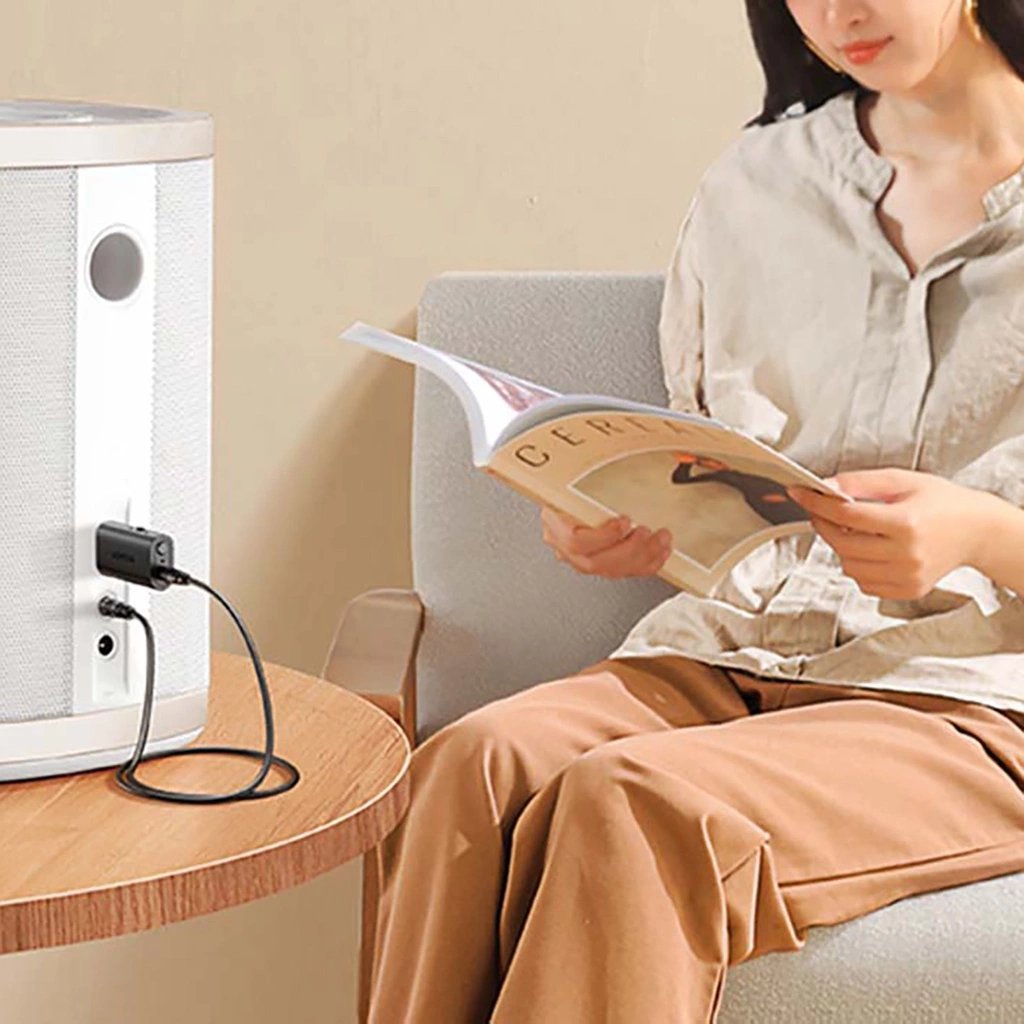 Adapter Bluetooth Ugreen UGR1207, Transmetues dhe marrës 5.1, 3.5 mm, i zi