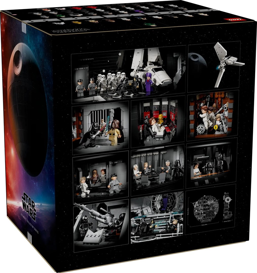Set ndërtimi LEGO Star Wars Ultimate Collector Series Death Star, koleksionues, për të rritur, shumëngjyrësh