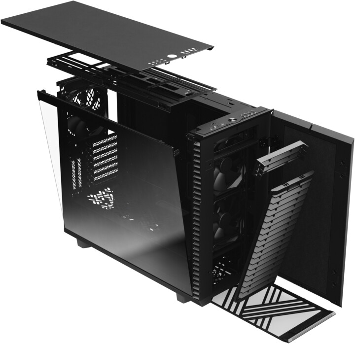 Kasë Fractal Design Define 7 Black TG Light Tint