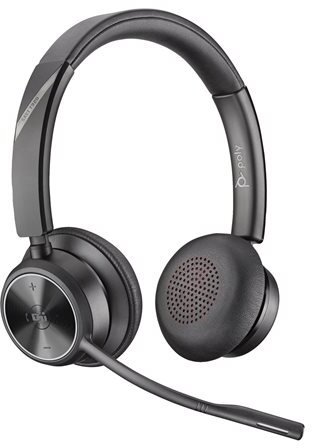 Kufje wireless Poly Savi 7320, DECT, i certifikuar për Microsoft Teams, e zezë