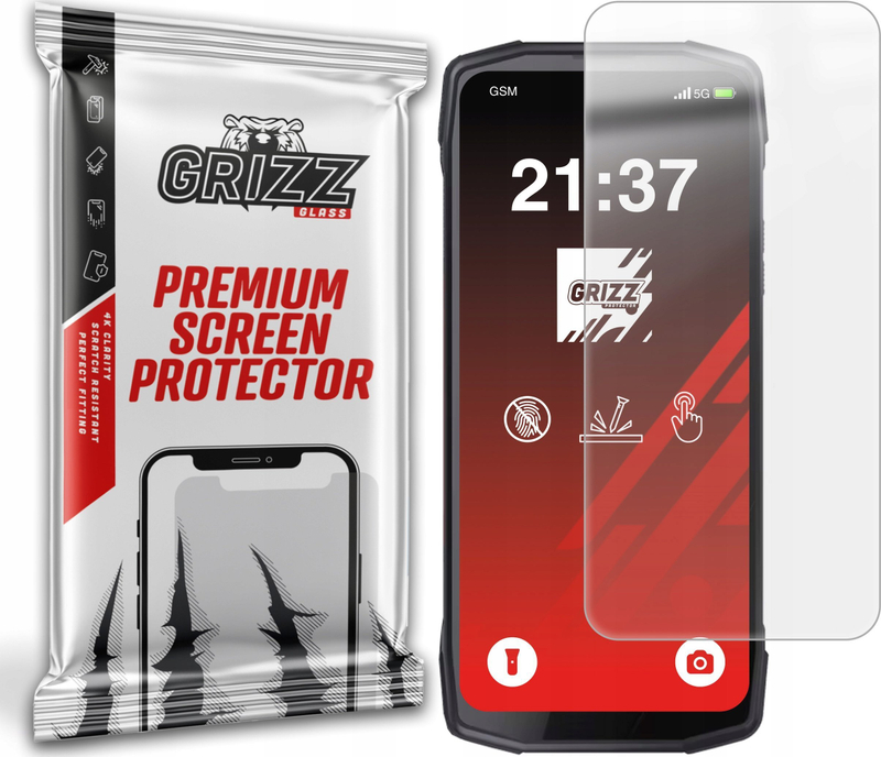 Folie mbrojtëse Grizz PaperScreen për Cubot King Kong Star, anti-gjurme gishtash, mat, transparente