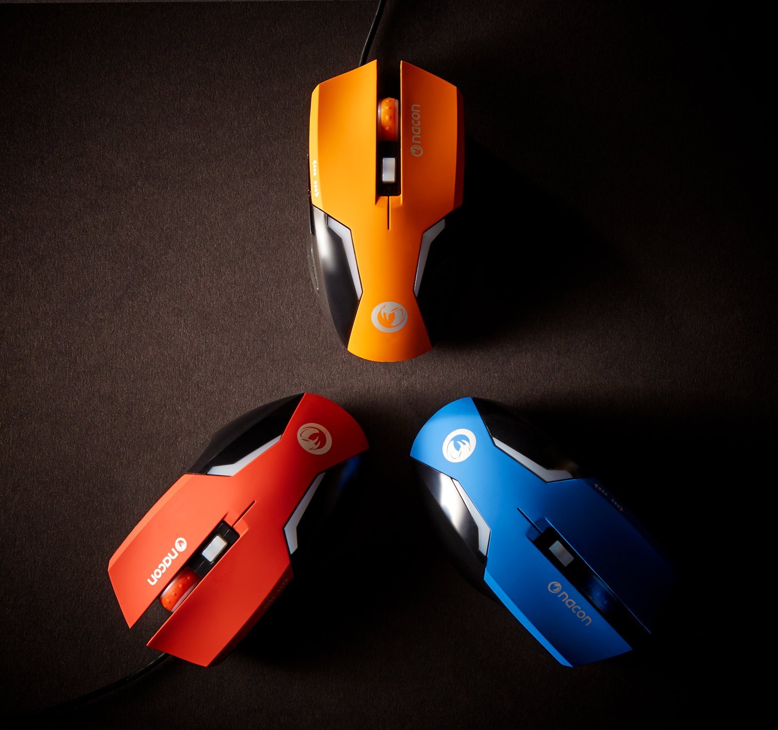 Mouse lojrash Nacon GM-105, 2400 DPI, me kabllo USB, i kuq