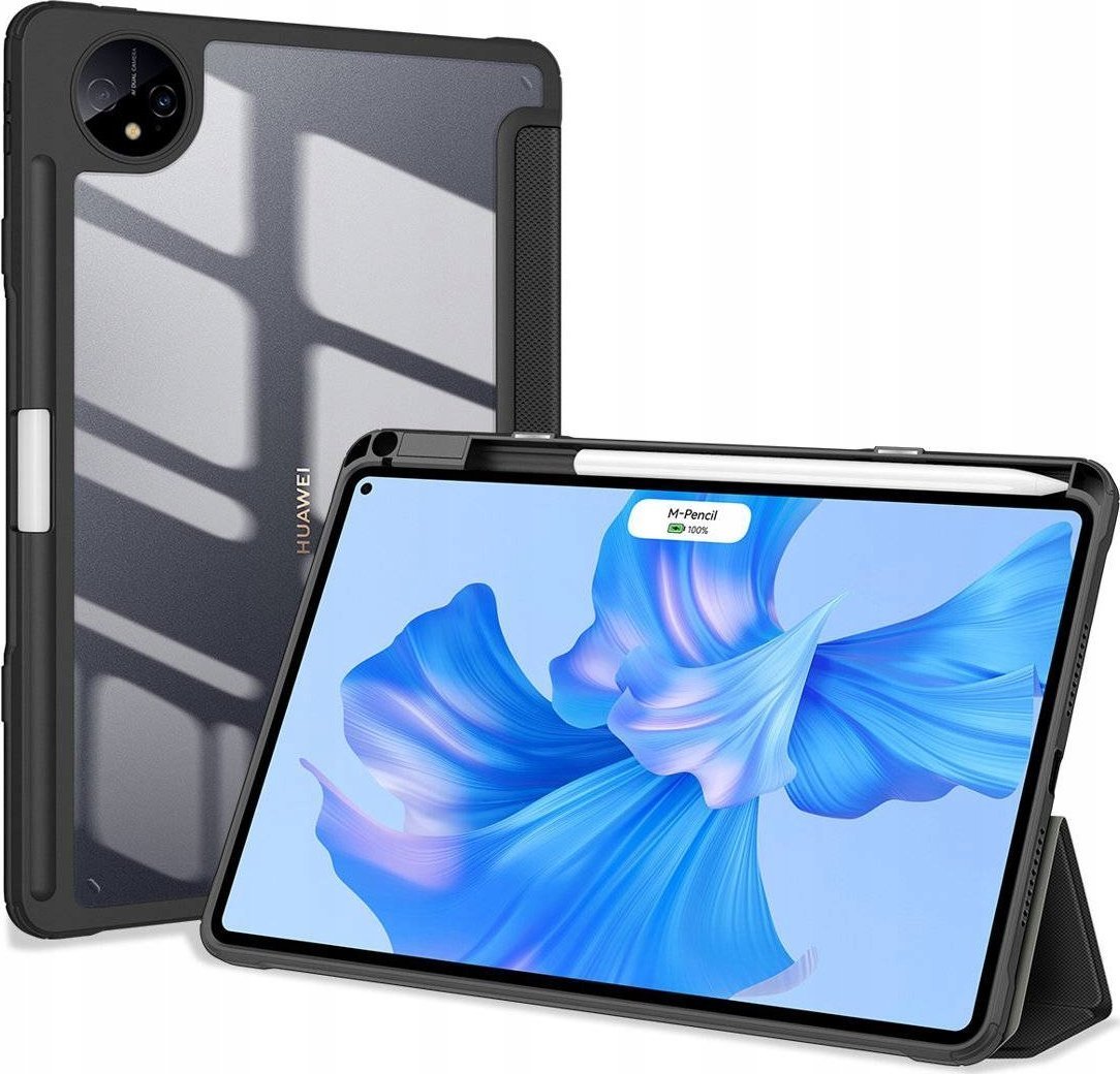 Këllëf tablet DuxDucis Toby Huawei MatePad Pro 11 2022, me kapak inteligjent, me mbajtëse stylus, i zi