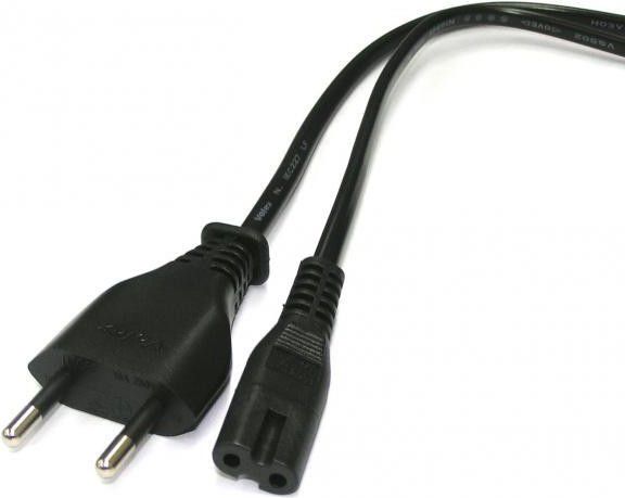 Kabllo energjie Logo, 230 V, CEE7 - C7, 2 m, e zezë