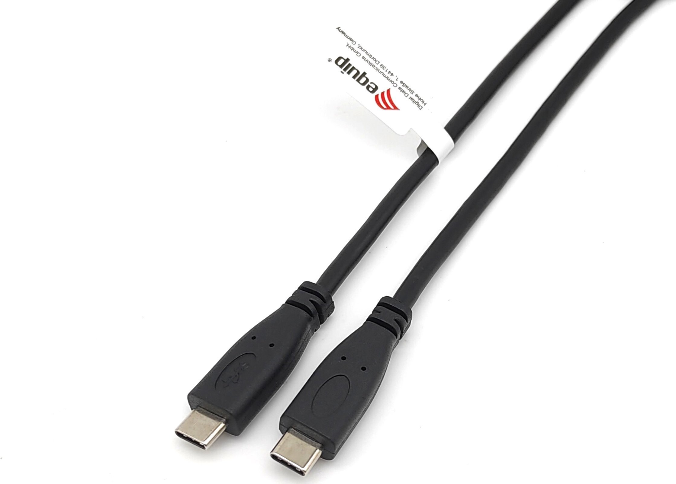 Kabllo USB-C në USB-C Equip 128888, 3m, PD 60W, e zezë