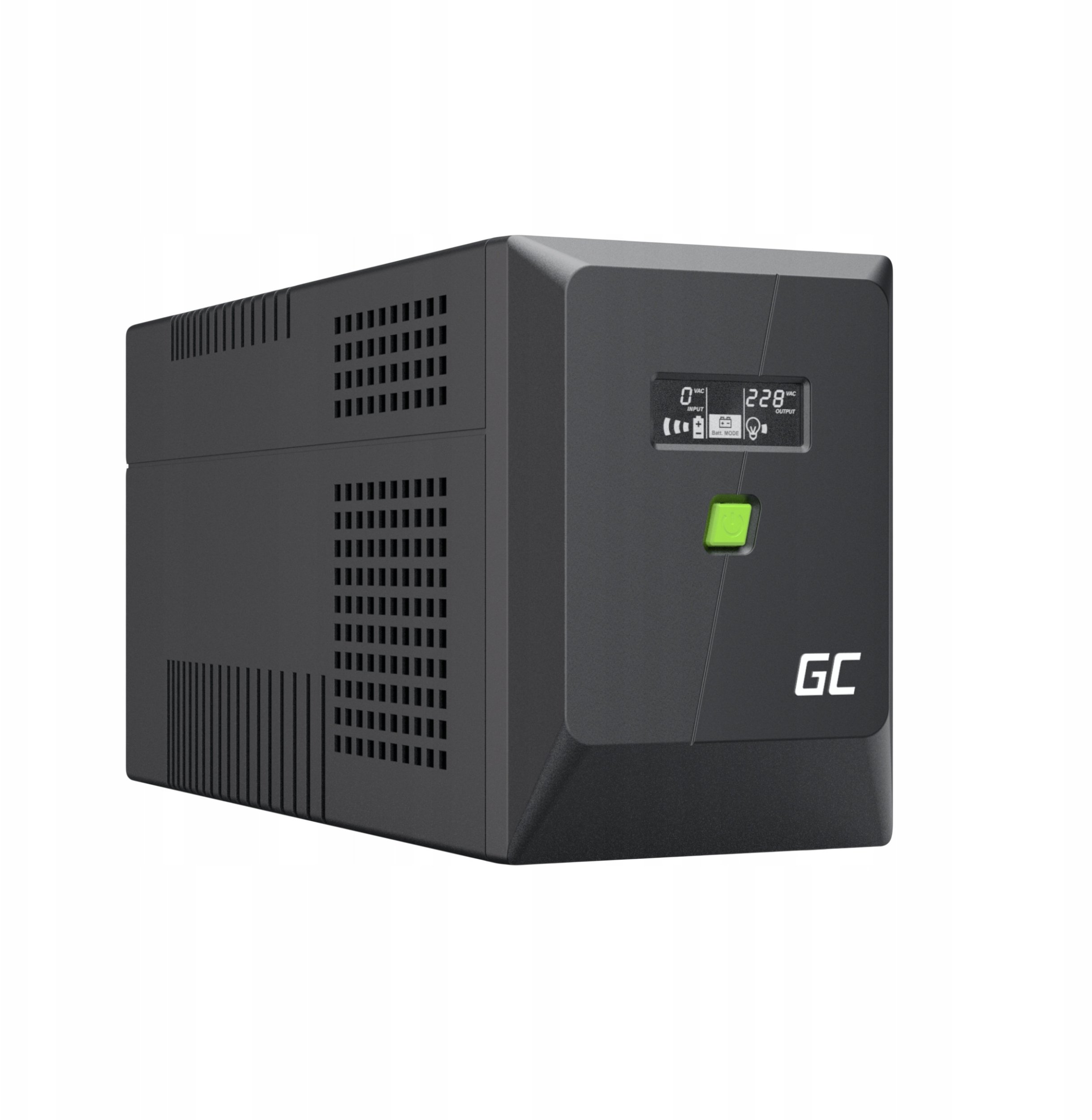 UPS Green Cell PowerProof 1500VA, 900W, линија интерактивен, црн