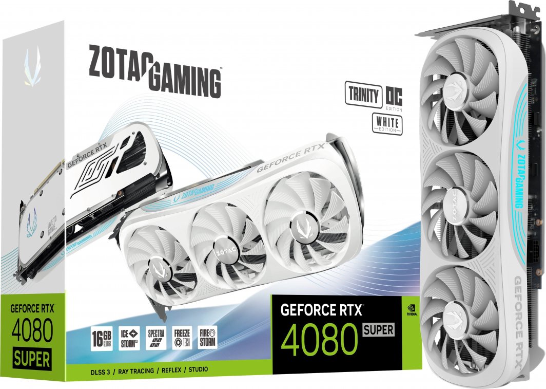 Kartelë grafike Zotac Gaming GeForce RTX 4080 SUPER Trinity OC White 16GB GDDR6X