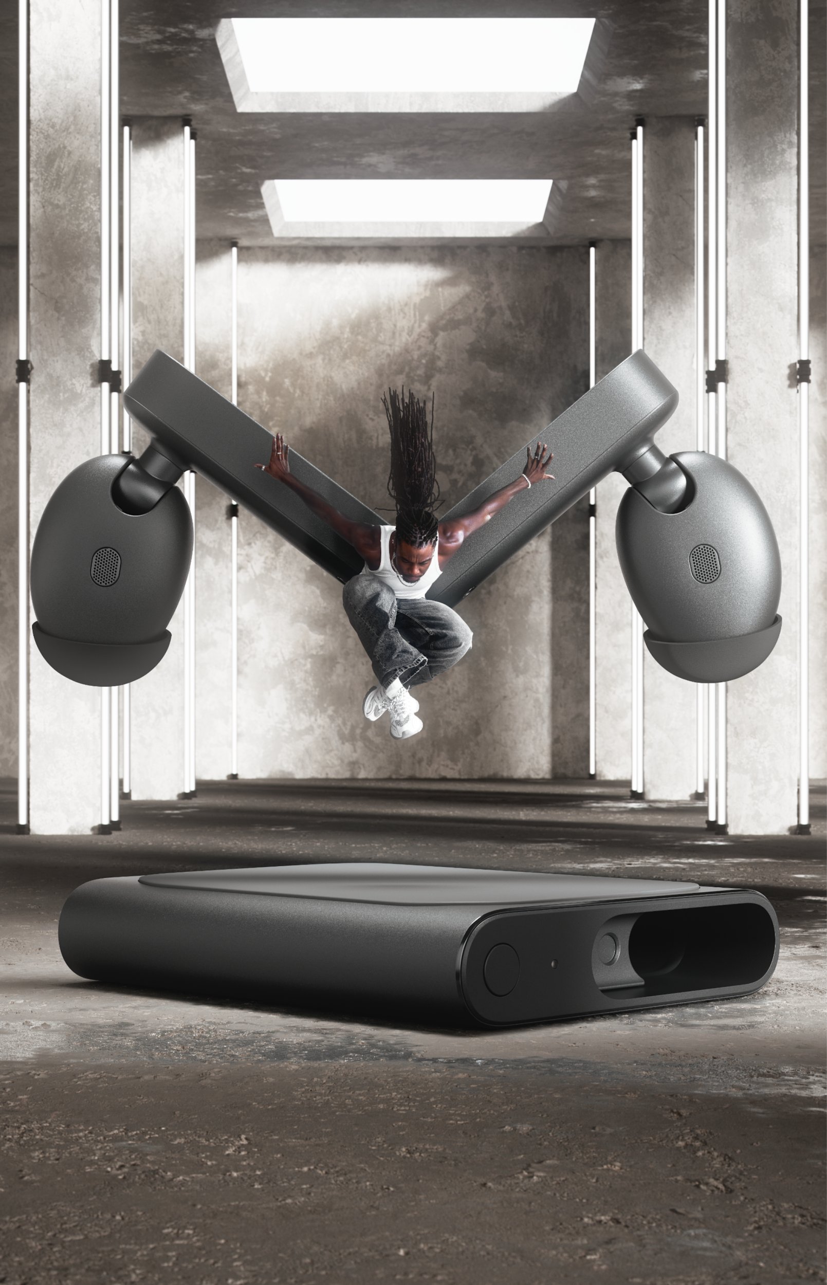 Kufje wireless HMD Amped Buds, in ear, Bluetooth, të zeza