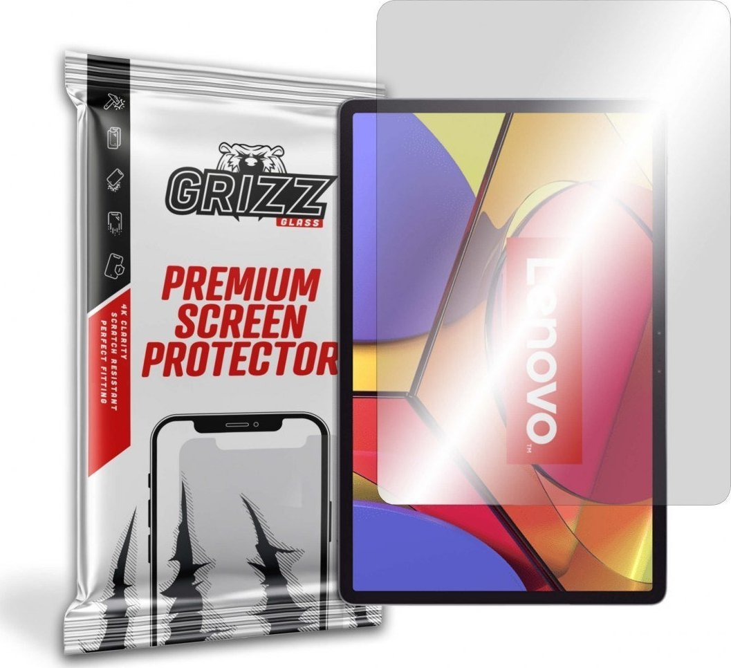Mbrotës ekrani GrizzGlass Hybrid Glass Lenovo Tab P11 Plus, xham hibrid, transparencë e lartë
