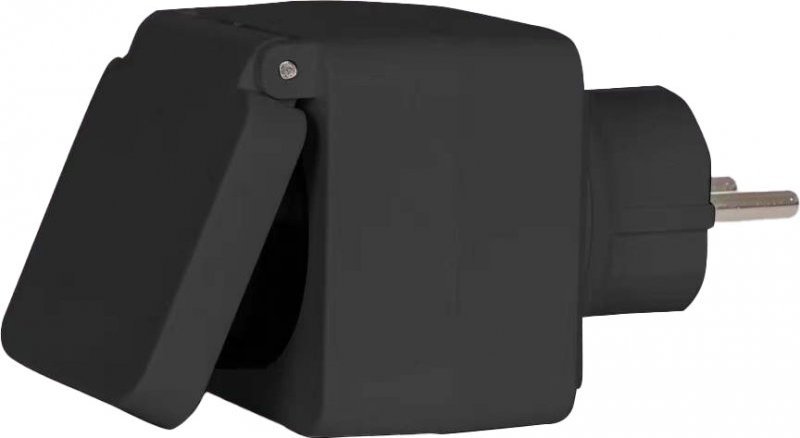 Prizë e jashtme smart Denver PLO-118, Wi-Fi, IPX44, e zezë