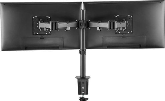 Kllapë tavoline Ultradesk UD-SKEL-DB, për 2 monitorë 17"-30", VESA 75x75 100x100, e zezë