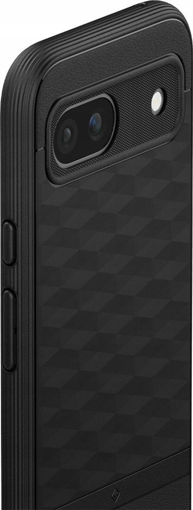 Mbulesë telefoni Caseology Parallax për Google Pixel 8a, dizajn 3D ergonomik, Matte Black