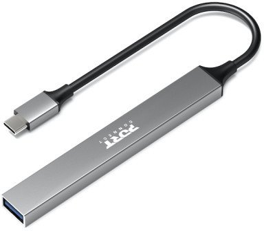 Hub USB C Port Designs 900163, 4 porta, 5 Gbps, argjendtë