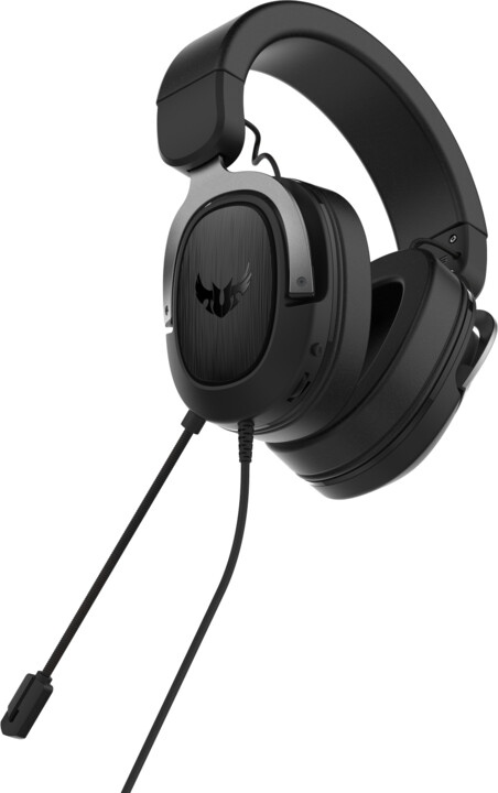 Kufje ASUS TUF Gaming H3, të zeza / hirtë