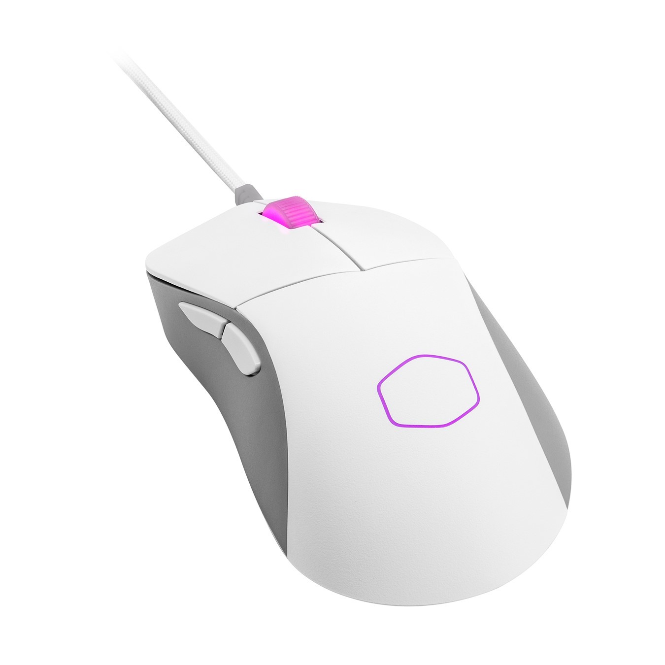 Maus Cooler Master MM730 - USB, i bardhë