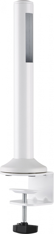 Shtyllë montimi tavoline DELTACO Office, çelik, e bardhë