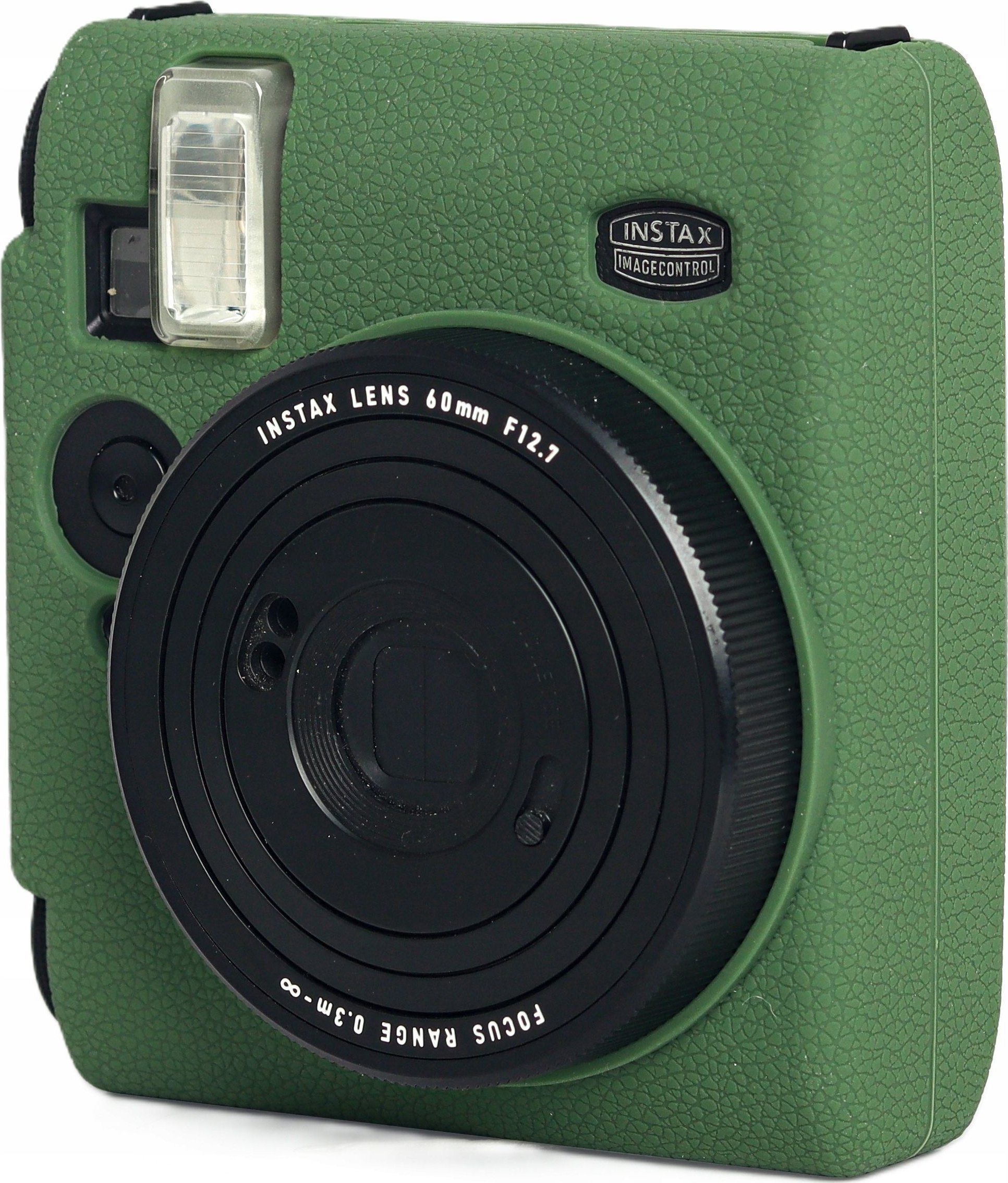 Mbulesë silikoni LoveInstant për kamera Fujifilm Instax Mini 99, teksturë lëkure, e gjelbër