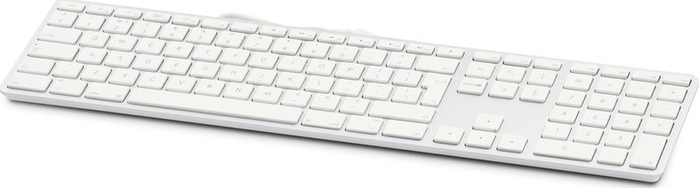 Tastierë LMP KB-1243-BIG, USB A, taste me shkronja të mëdha, argjendi