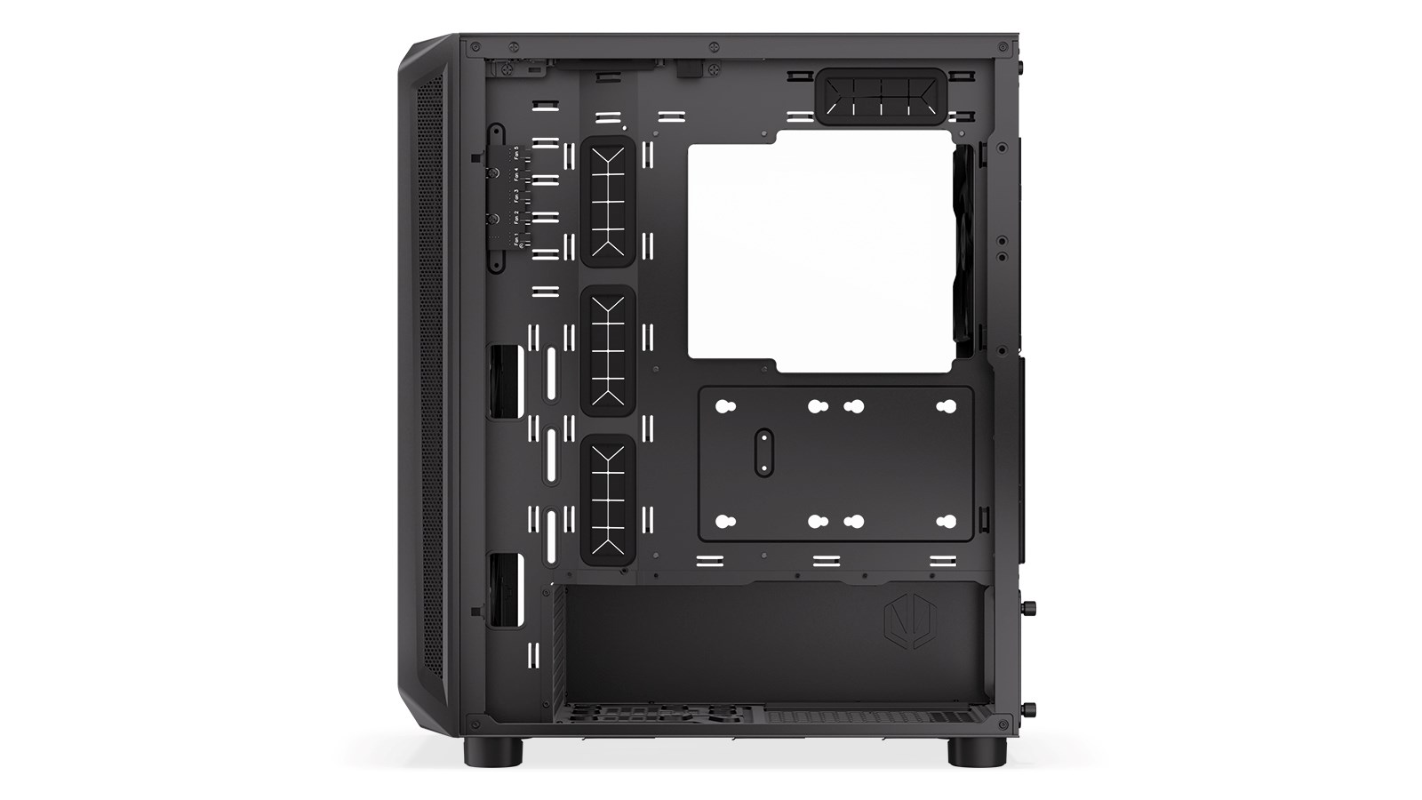 Kutia PC Endorfy Arx 500 Air EY2A010, ATX, xham i temperuar, e zezë